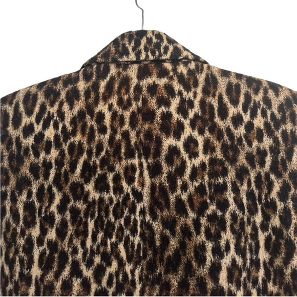 Zara Leopard Print Blazer Coat - Picture 6 of 9